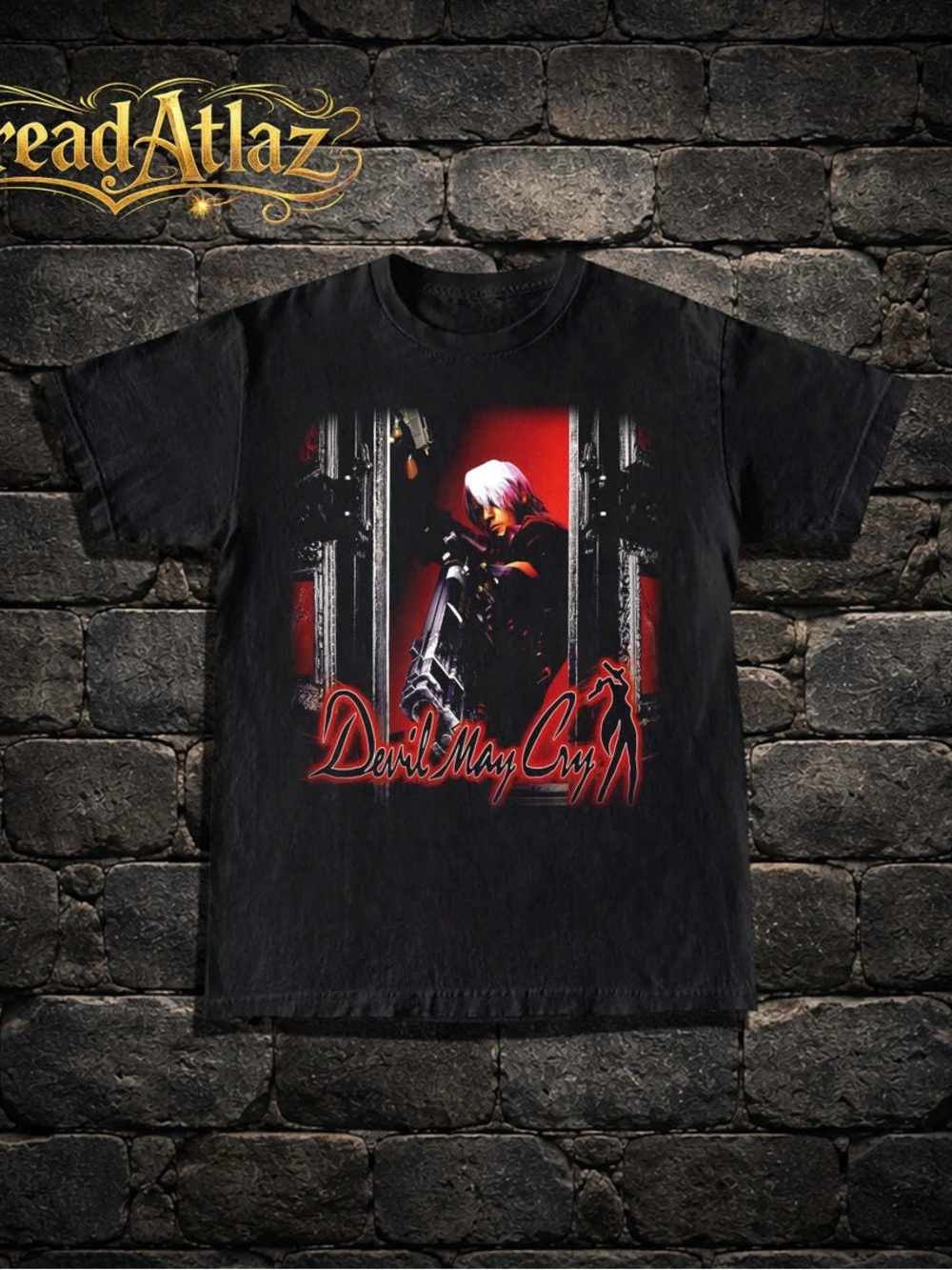 Devil May Cry T-Shirt – Retro Y2K Video Game Tee, Gothic Streetwear
